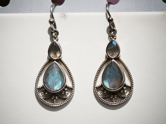 Labradorite Earrings