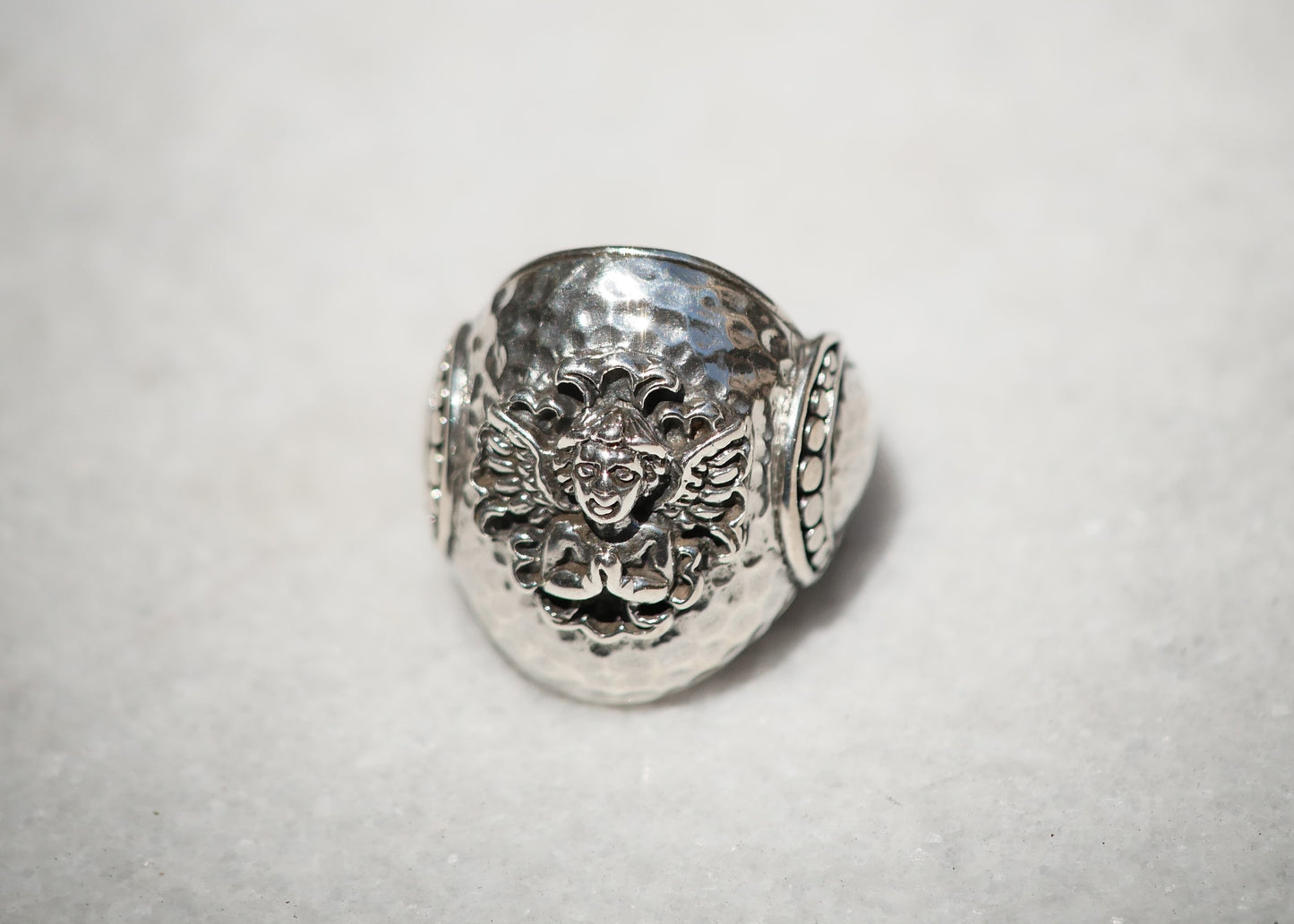 Silver Angel Ring