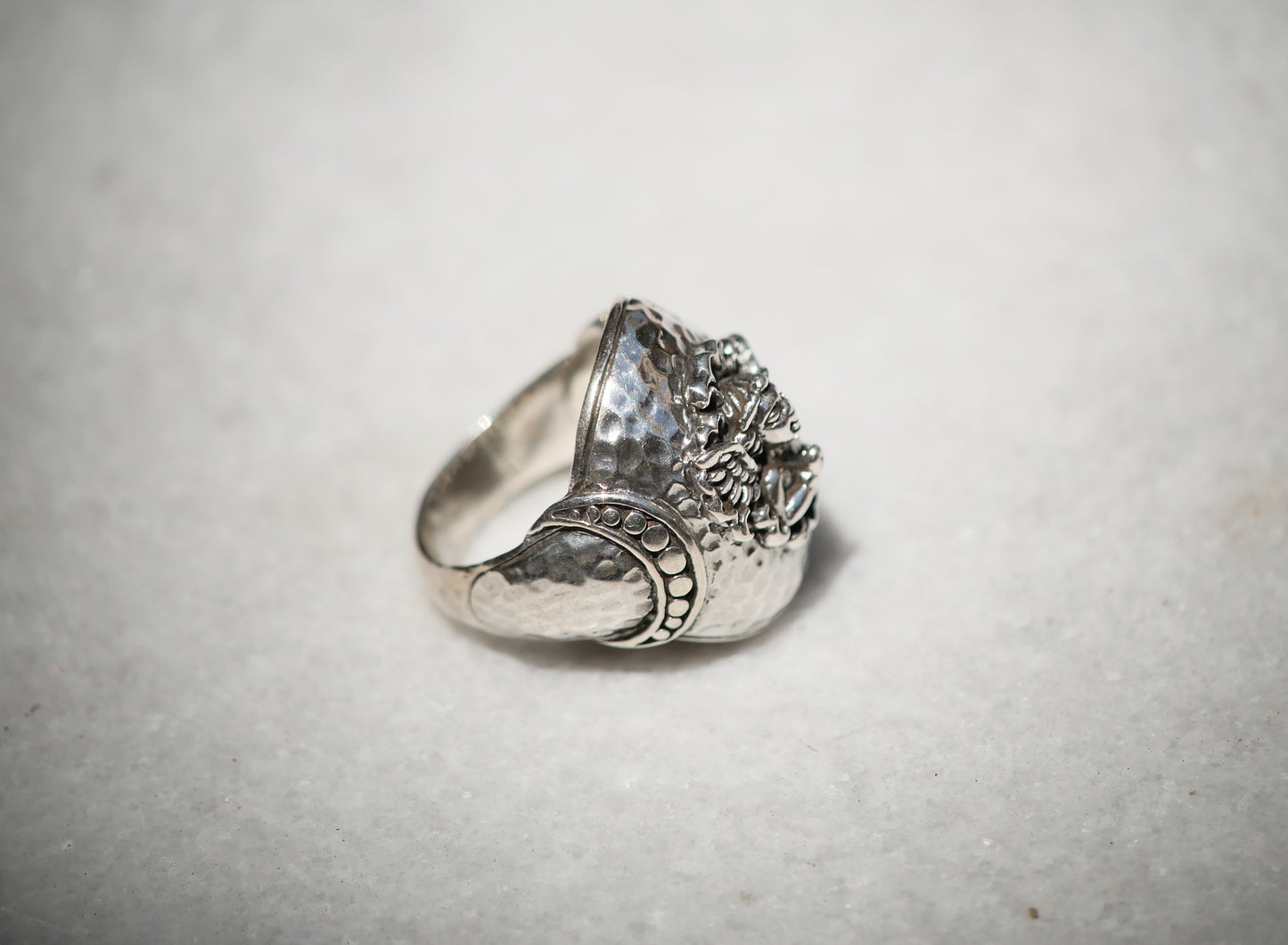 Silver Angel Ring