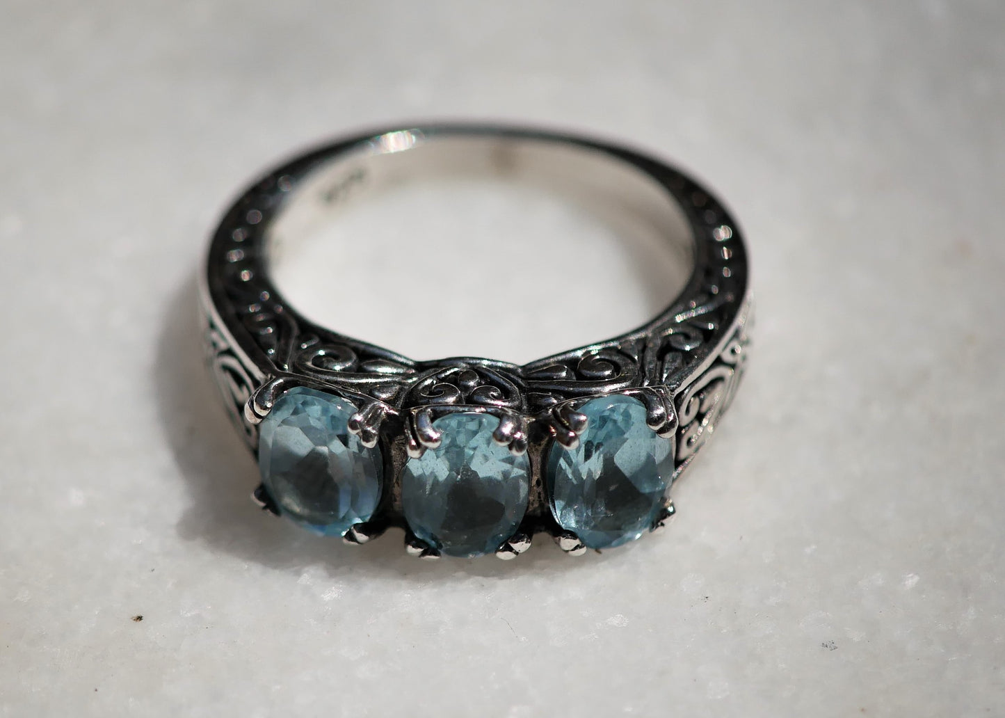 Blue Topaz Ring