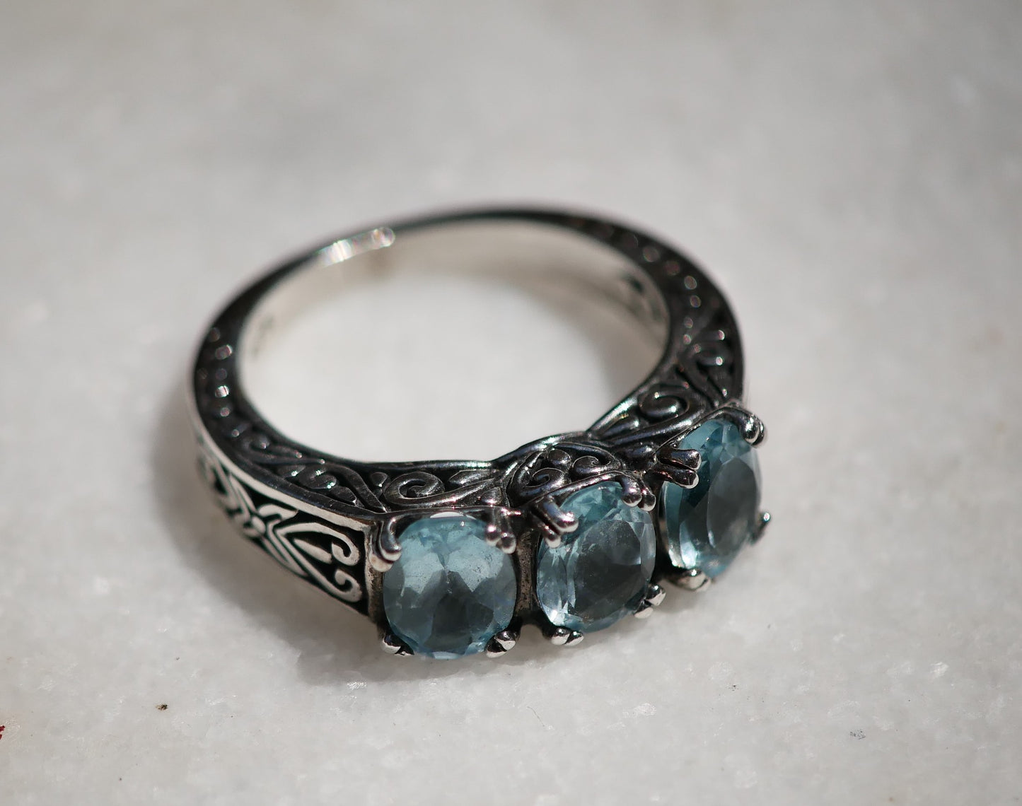 Blue Topaz Ring