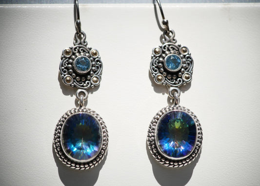 Blue Quartz Earrings
