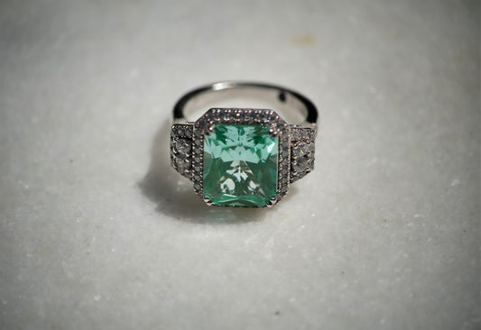 Green Spinel Ring