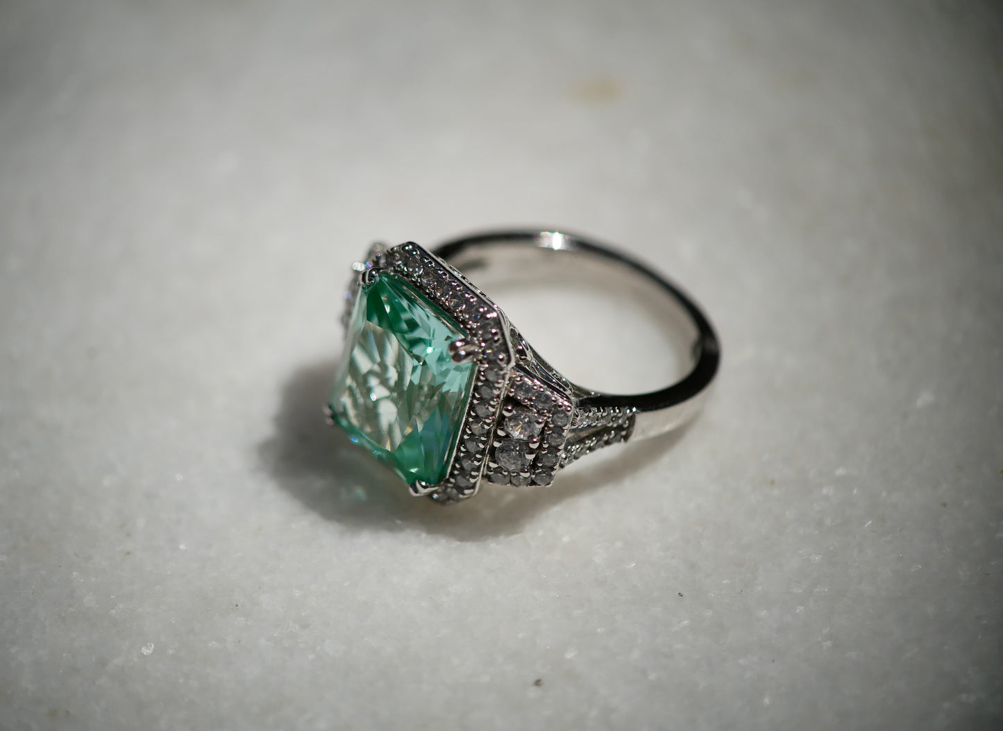 Green Spinel Ring