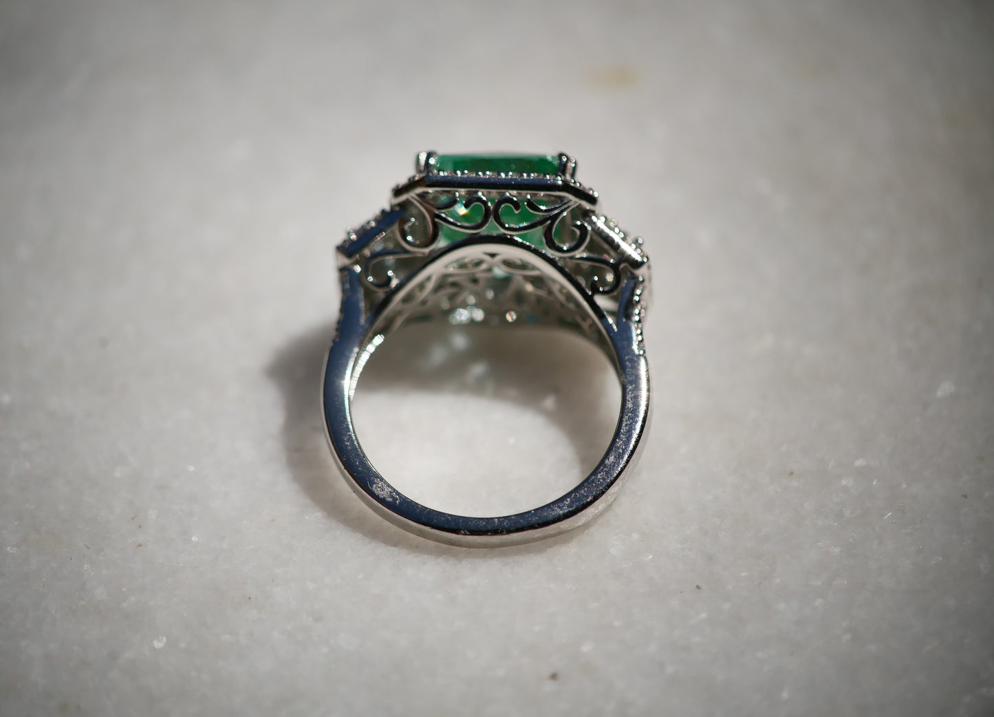 Green Spinel Ring
