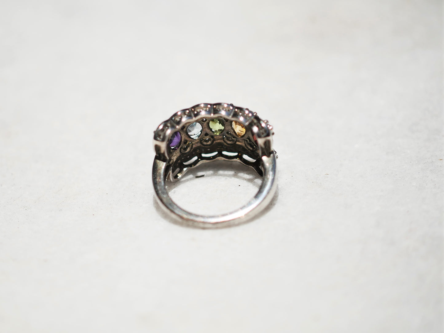 Multi-gemstone Ring