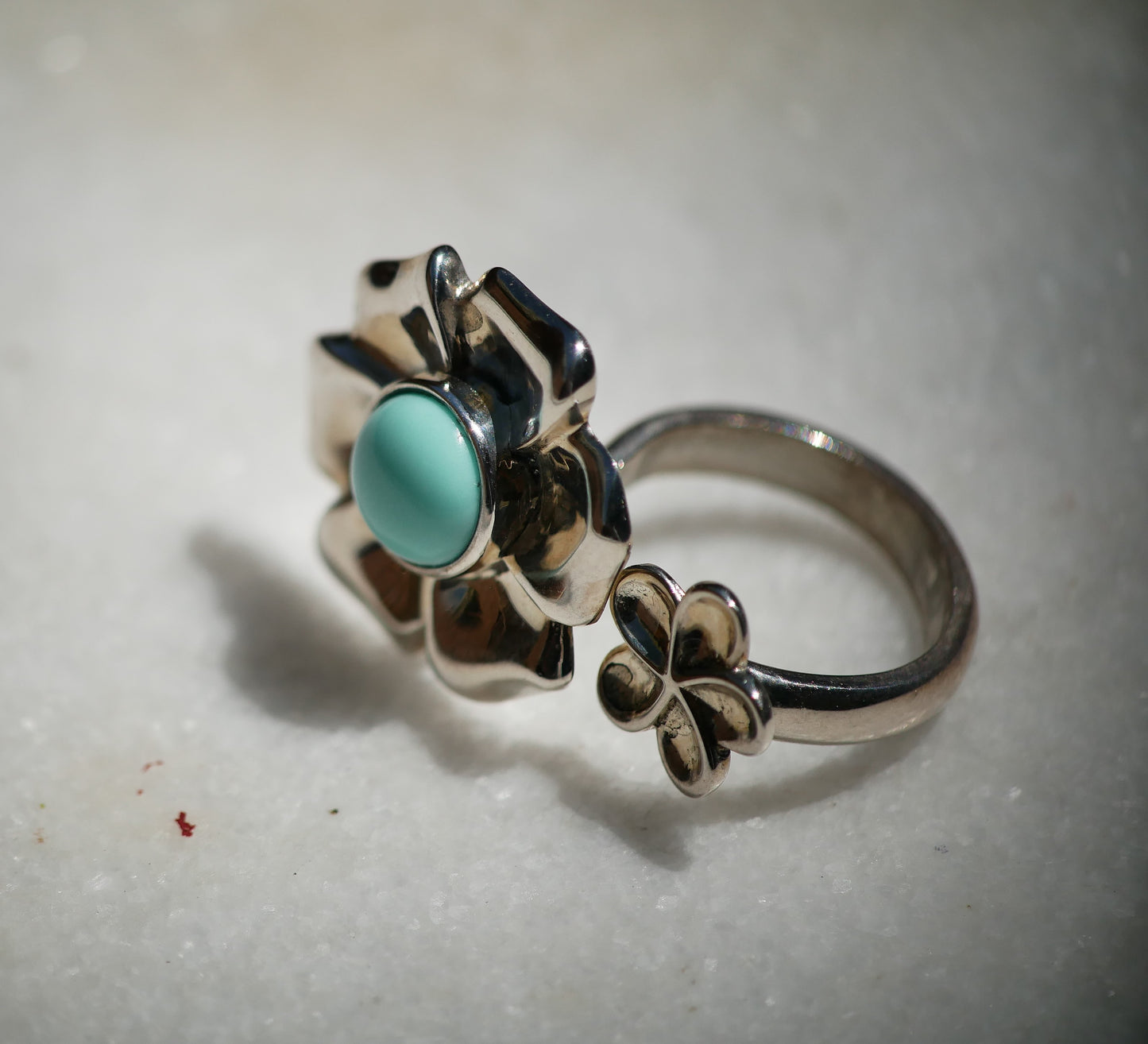 Turquoise Flower Ring